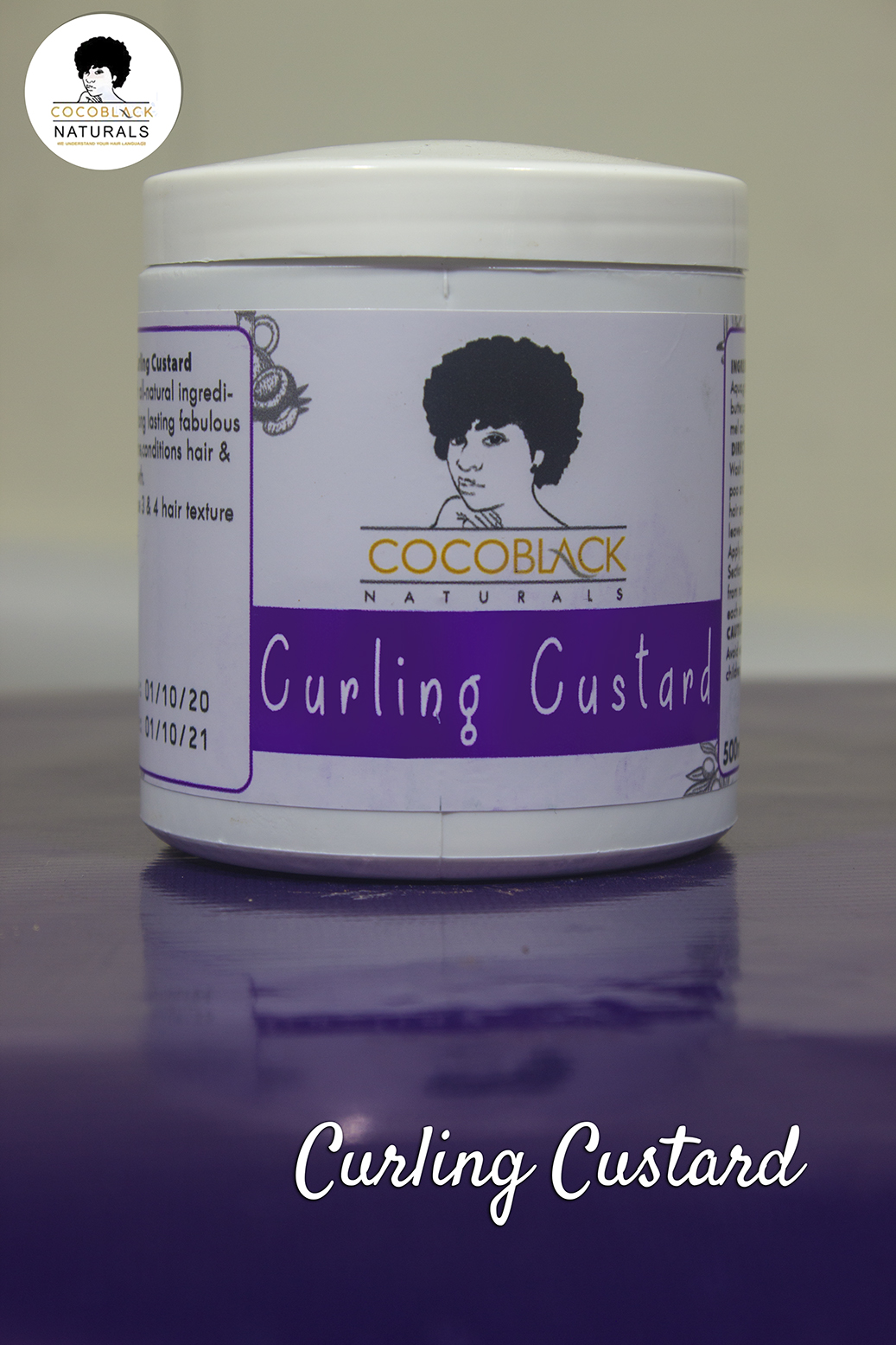 Curling Custard 500g – Cocoblack Naturals – Global.